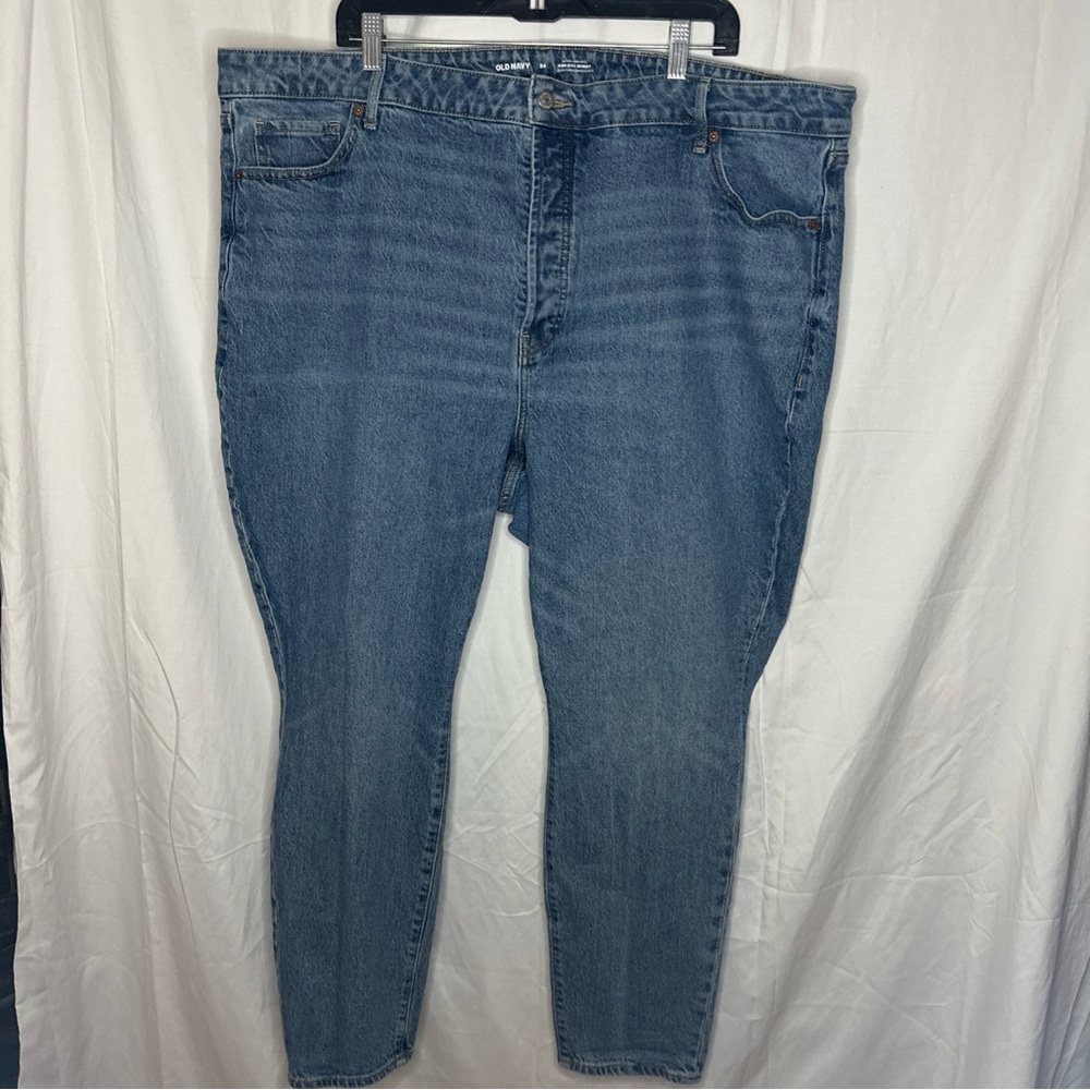 Old Navy Women's Jeans Sz 24 Xtra Highrise Pop Icon Skinny Med Wash Stretch. 025